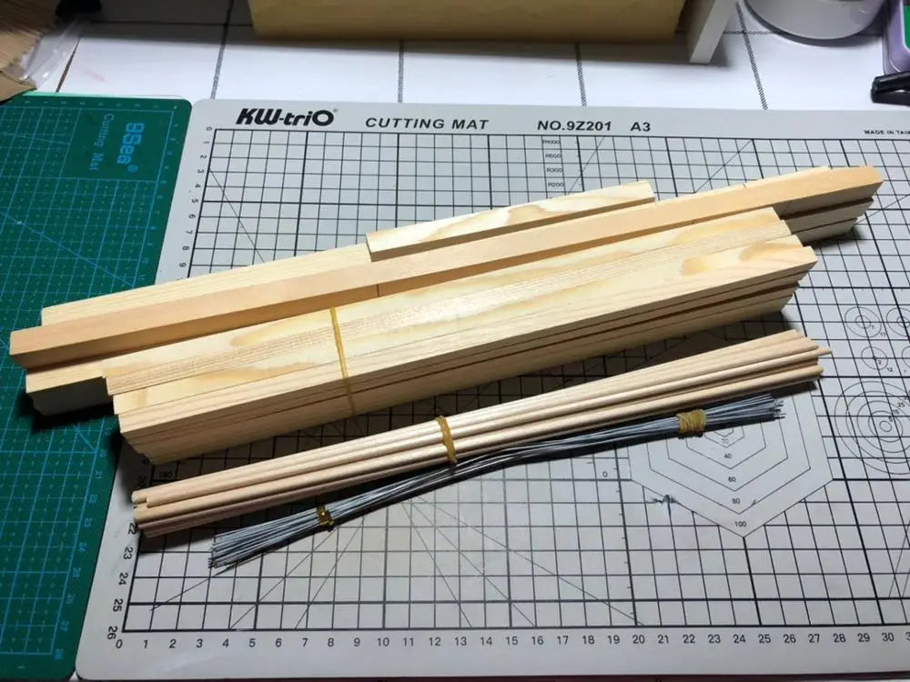 wood stick handmade building model materials square wood