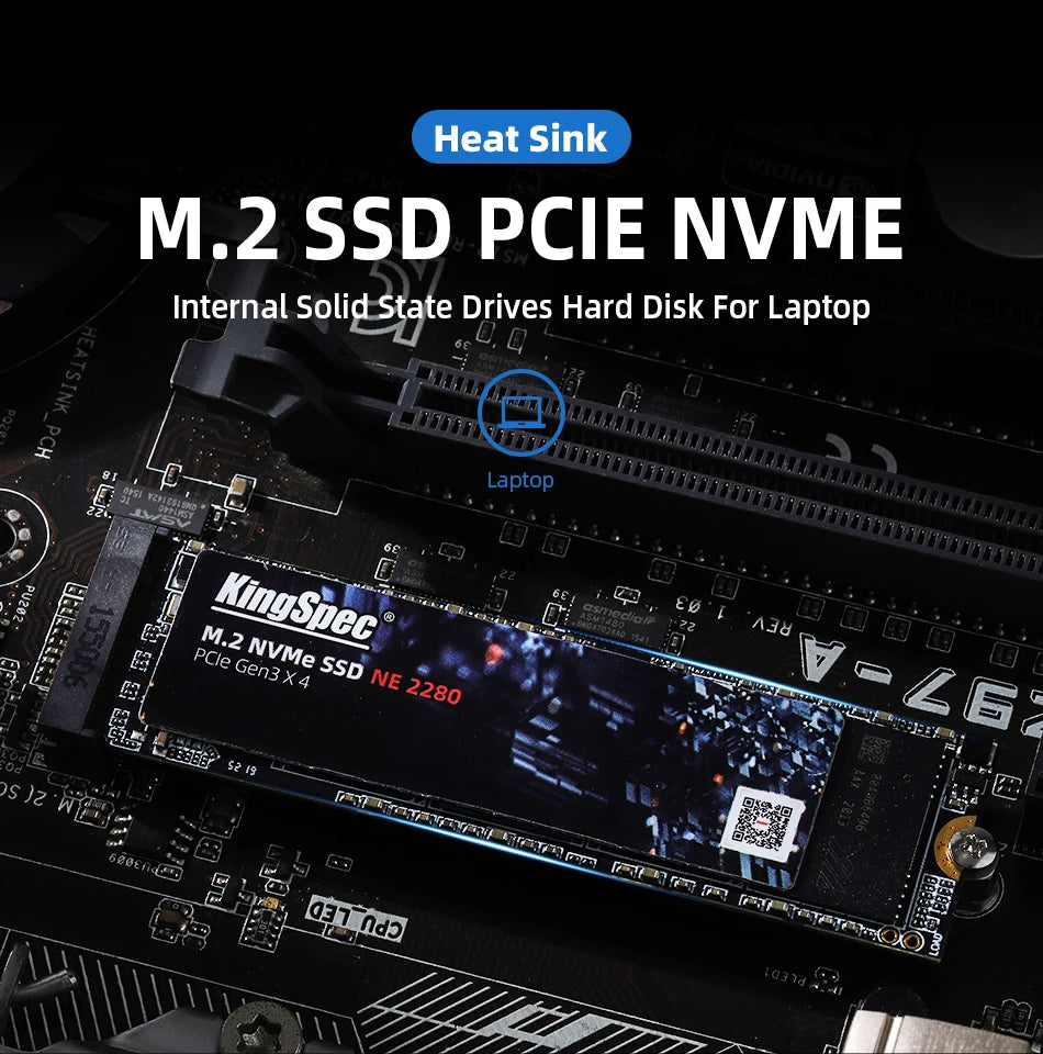 KingSpec M.2 SSD 120GB 256GB 512GB 1TB SSD 2TB hard Drive M2 ssd m.2 NVMe pcie SSD Internal Hard Disk For Laptop Desktop MSI