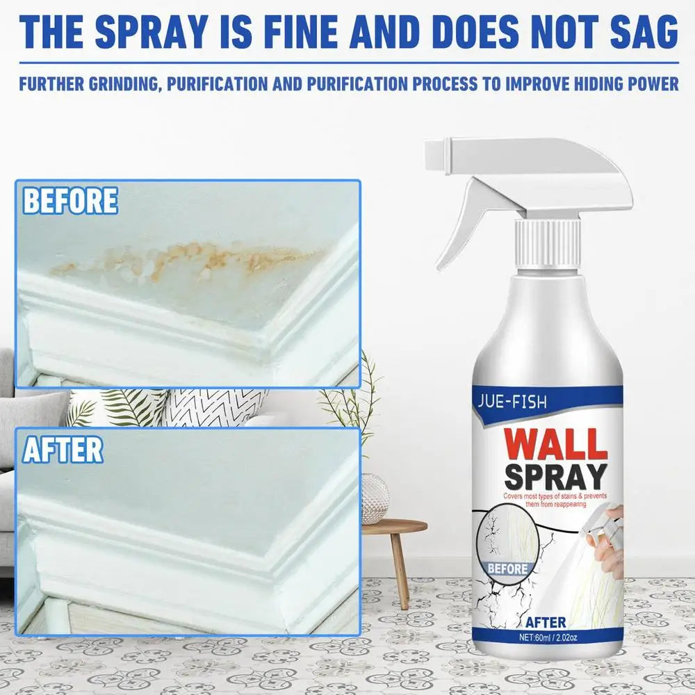 Harmless Wall Paint Spray Paint Wall Repair No Trace White Paint Renovation Tools Home Improvement For Home Bedroom Kitchen