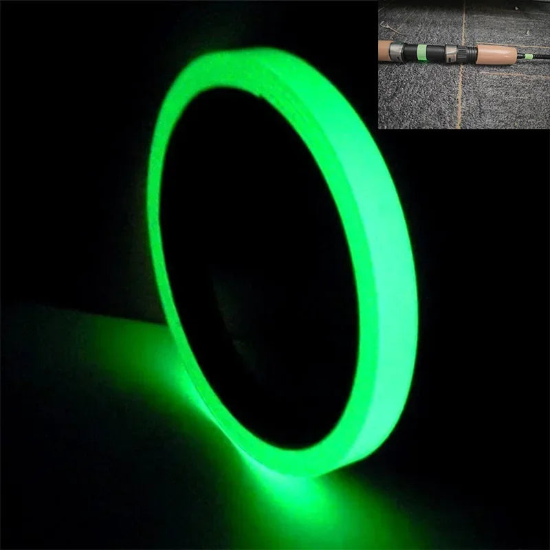 3M/5M Luminous Tape Green Warning Light Night Light Sticker Home Storage Staircase Anti Slip Sticker Graffiti Decoration Sticker