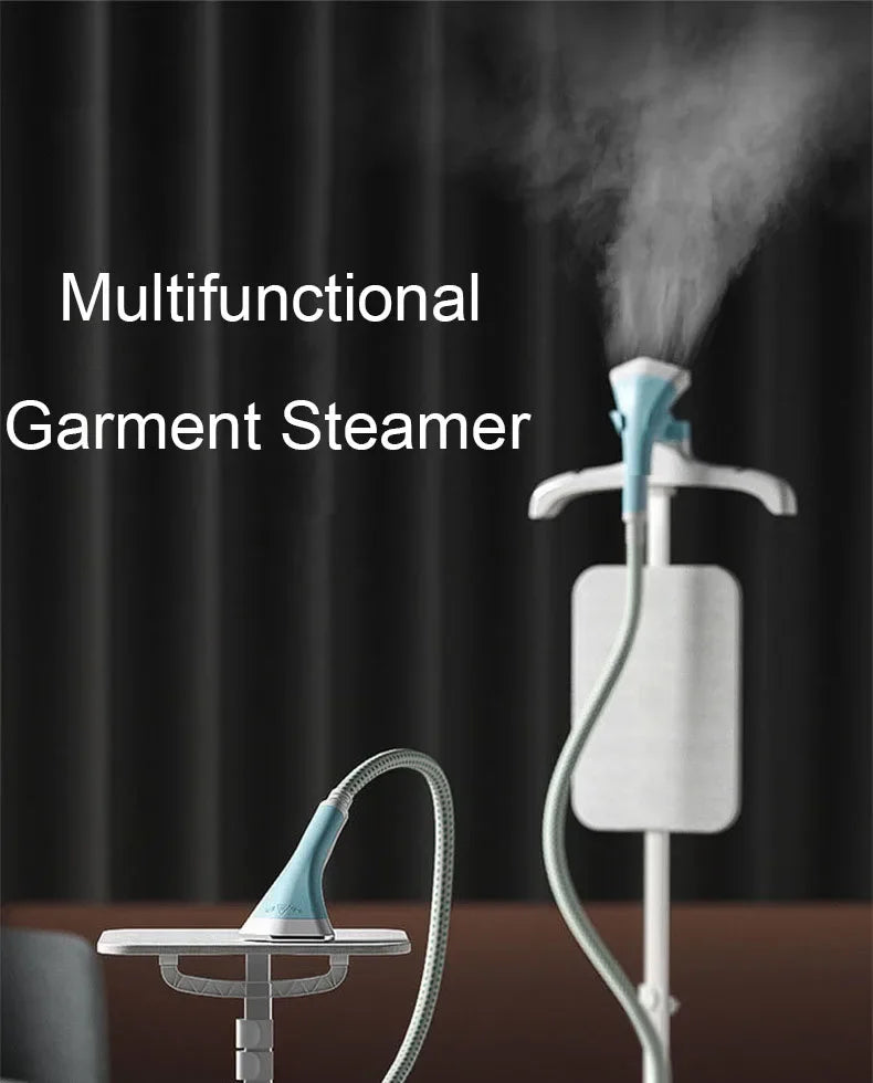 Garment Steamer for Clothes, 1800W Steam Iron Fabric Steamer for Wrinkles and Creases, Chemical-Free