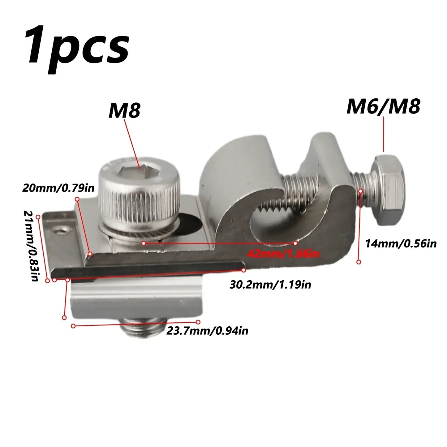 Solar Panel Mounting Bracket Clamps Ground Lugs Fasteners Photovoltaic Support Home Improvement Solar Part For Automobiles Ships