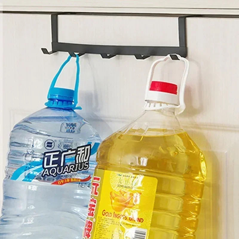 Hooks Home Bathroom Organizer Rack Clothes Coat Hat Towel Hanger Bathroom Kitchen Accessories