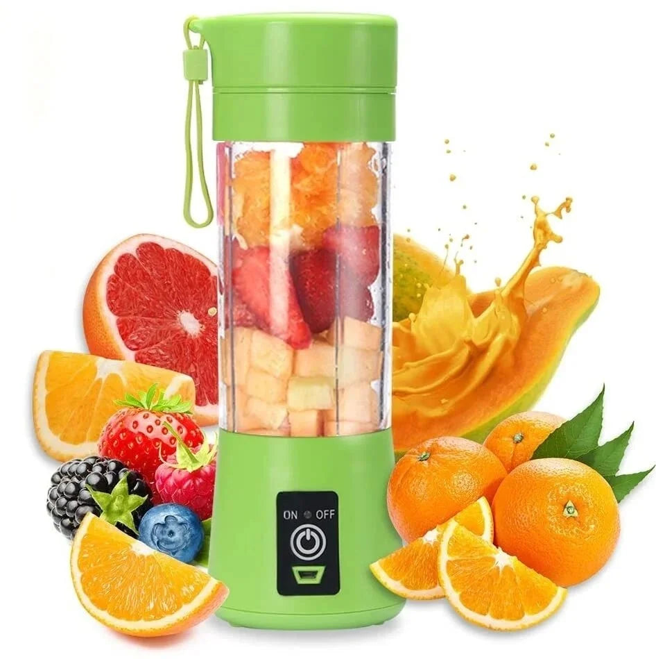 1pc 380ml Electric Fruit Juicer Home USB Rechargeable Smoothie Maker Blenders Machine Sports Bottle Juicing Cup Kitchenaid