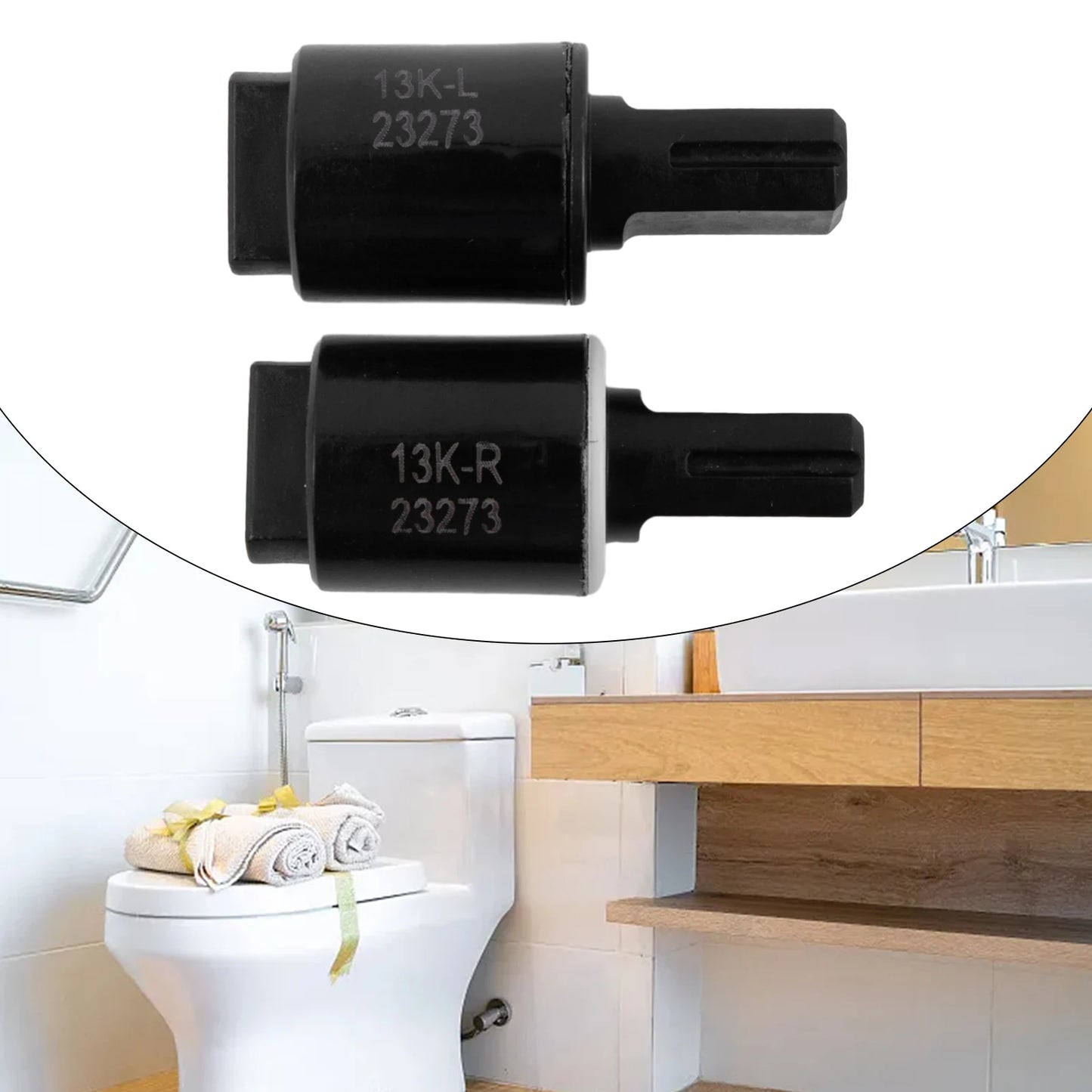 Torque Damper Rotary Damper Accessories Black For Toilet Seats Plastic Brand New High Quality