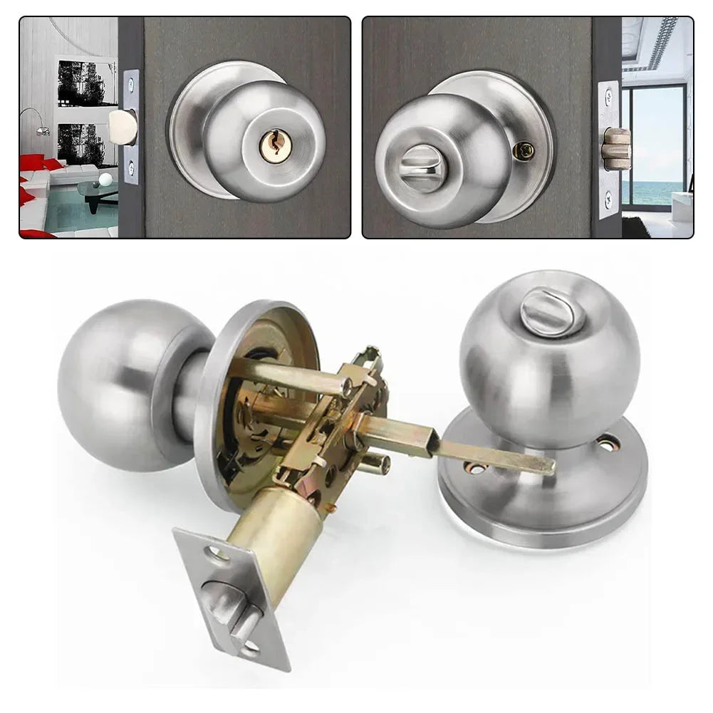 1set Door Lock Body For Bathroom Single Tongue Lock Bolt With Core Home Improvement 60-70cm Adjustable Door Lock Hardware Tools