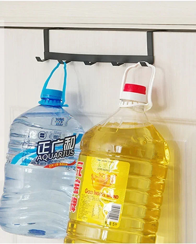 Hooks Home Bathroom Organizer Rack Clothes Coat Hat Towel Hanger Bathroom Kitchen Accessories