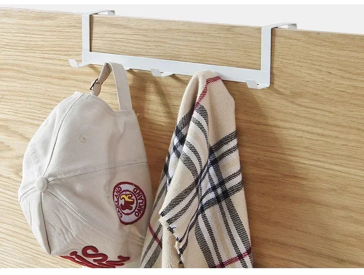 Hooks Home Bathroom Organizer Rack Clothes Coat Hat Towel Hanger Bathroom Kitchen Accessories