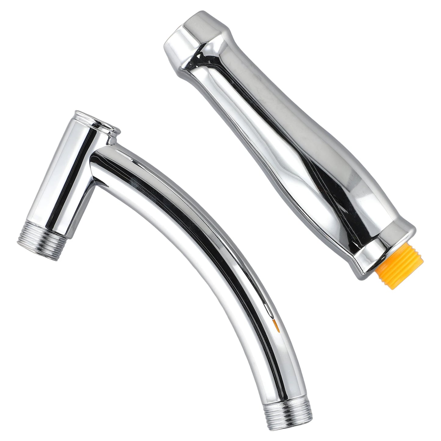 Shower Head Extension Arm Arch Design Hand Hold Adjustable Extra Pipe Bath Rain Shower Angled Shower Arm Kit Chrome For Bathroom