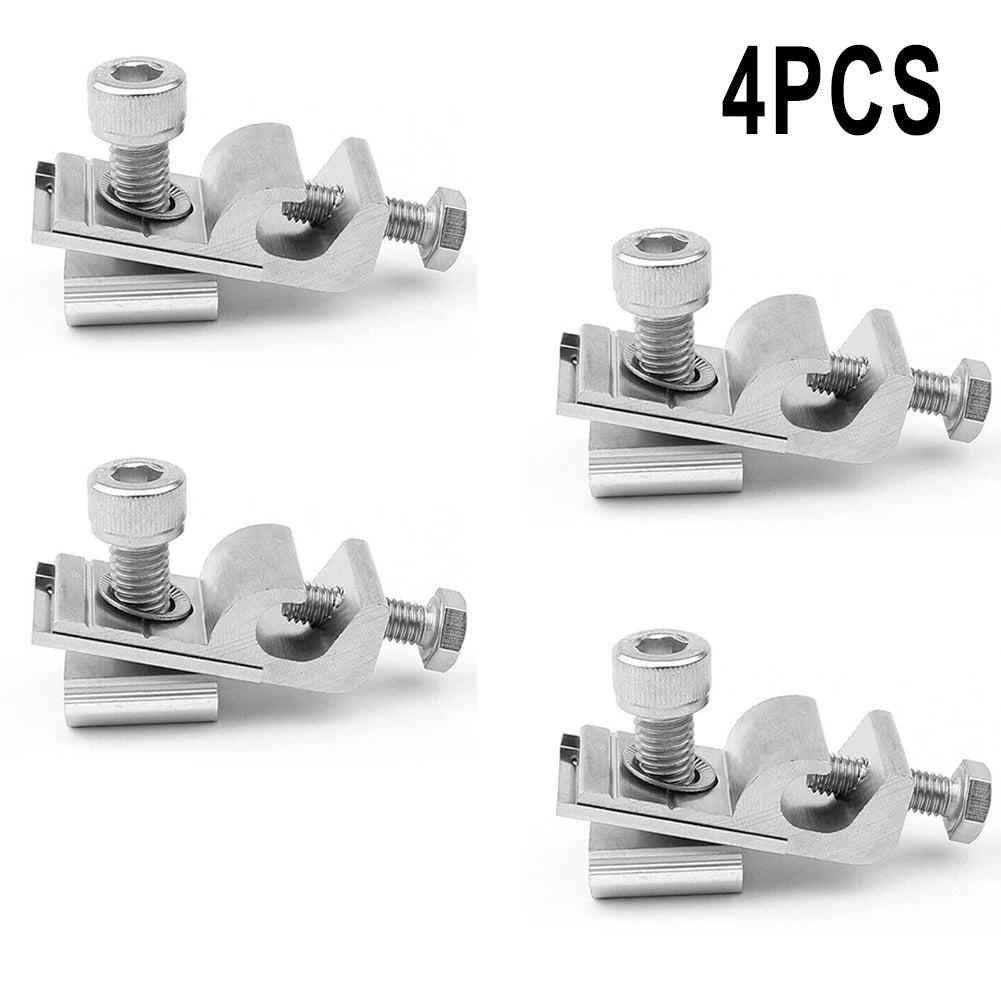 Solar Panel Mounting Bracket Clamps Ground Lugs Fasteners Photovoltaic Support Home Improvement Solar Part For Automobiles Ships