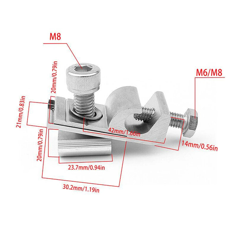 Solar Panel Mounting Bracket Clamps Ground Lugs Fasteners Photovoltaic Support Home Improvement Solar Part For Automobiles Ships