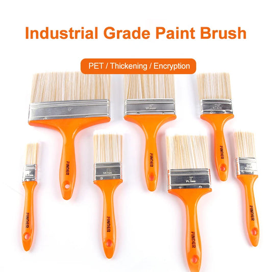 Wall Paint Brush Home Decorative Oil Painting Brush Tools ABS Handle PET Soft Bristles Cleaning Brush